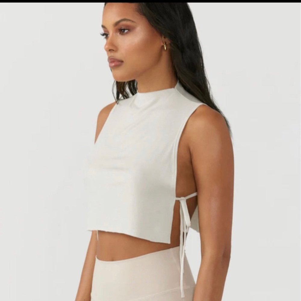 NWT! Joah Brown MOCK NECK TIE TANK
